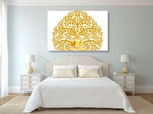 Obraz Budha se stromem života - 60x40 cm