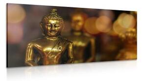 Obraz Budha s abstraktním pozadím - 100x50 cm