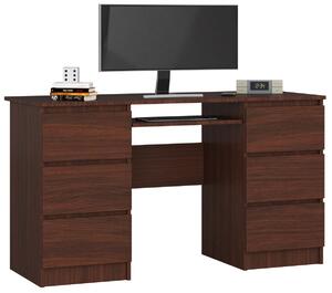 Ak furniture Psací stůl A-11 135 cm wenge