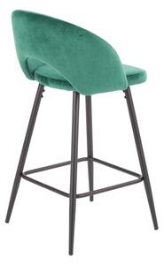Barová židle H96, tmavě zelená