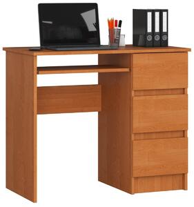 Ak furniture Psací stůl A-6 90 cm olše pravý