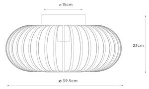 Lucide 78174/40/31 - Stropní svítidlo MANUELA 1xE27/60W/230V pr. 39,5 cm bílá