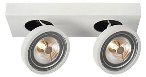 Lucide 09920/20/31 - LED Stmívatelné bodové svítidlo NENAD AR111 2xG53/10W/230V