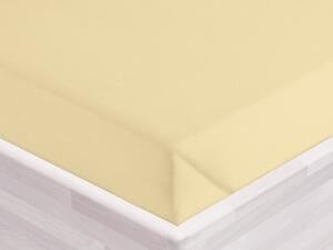 Biante Bavlněné prostěradlo/plachta Torino TON-004 Pastelově žluté 220 x 240 cm