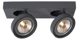 Lucide 09920/20/36 - LED Stmívatelné bodové svítidlo NENAD AR111 2xG53/10W/230V