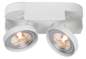 Lucide 22960/20/31 - LED Bodové svítidlo VERSUM AR111 2xG53/10W/230V bílá