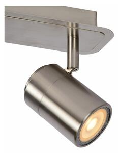 Lucide 26957/10/12 - LED Bodové svítidlo LENNERT 2xGU10/5W/230V matný chrom