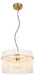 Globo 15698HM - Lustr na lanku GORLEY 1xE27/60W/230V pr. 40 cm zlatá