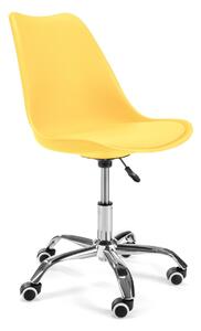 Avord Otočná židle FD005 žlutá