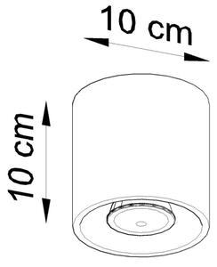 Sollux SL.0018 - Bodové svítidlo ORBIS 1 1xGU10/10W/230V šedá