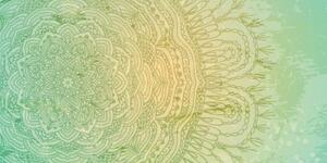 Obraz dekorativní Mandala - 100x50 cm
