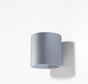 Sollux SL.0049 - Nástěnné svítidlo ORBIS 1 1xG9/40W/230V šedá