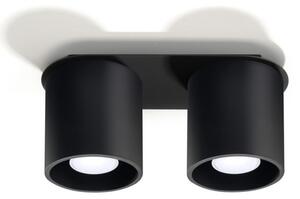 Sollux SL.0054 - Bodové svítidlo ORBIS 2 2xGU10/40W/230V černá