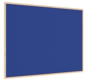 Allboards textilní nástěnka 120x90 cm (modrá) v dřevěném rámu TFD129N