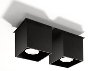 Sollux SL.0063 - Bodové svítidlo QUAD 2 2xGU10/40W/230V černá