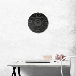 Dřevěné designové hodiny černé/grafitové PRIM Glamorous Design - C