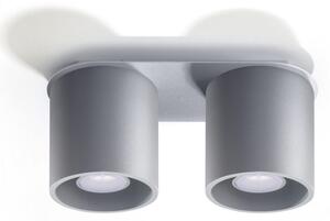 Sollux SL.0055 - Bodové svítidlo ORBIS 2 2xGU10/40W/230V šedá