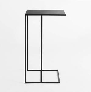 Černý Konferenční stolek Sider 50 × 70 cm CUSTOMFORM