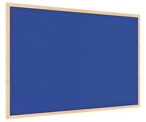 Allboards textilní nástěnka 90x60 cm (modrá) v dřevěném rámu TFD96N