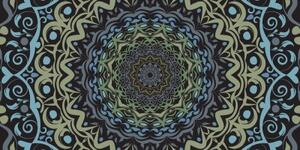 Obraz abstraktní Mandala ve vintage stylu - 100x50 cm