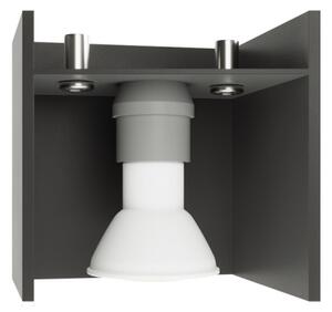 Sollux SL.0064 - Bodové svítidlo QUAD 2 2xGU10/40W/230V šedá