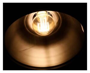 Černé závěsné svítidlo s kovovým stínidlem Reno – Candellux Lighting