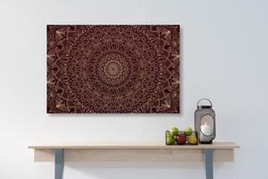 Obraz detailní ozdobná Mandala - 60x40 cm