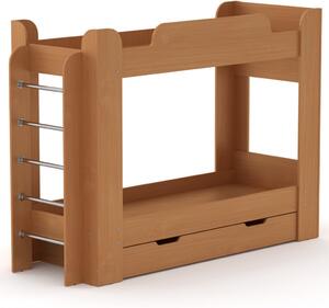 Patrová postel TWIX (Barva dřeva: buk)