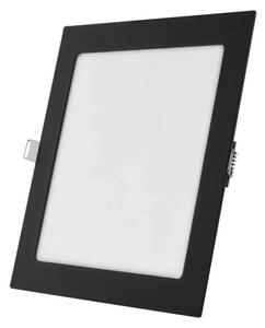 EMOS ZD2343 NEXXO - Podhledový černý LED panel, 18W, 1600lm, 3000 + 3500 + 4000K, IP40/IP20, 22,5 x 22,5cm (Vestavné černé čtvercové svítidlo do sádrokartonu se změnou barvy světla)