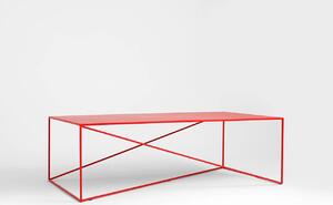 Červený Konferenční stolek Memo 140 × 80 × 45 cm CUSTOMFORM