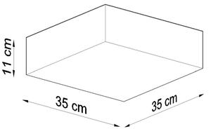 Sollux SL.0138 - Stropní svítidlo HORUS 35 2xE27/60W/230V bílá