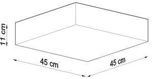 Sollux SL.0139 - Stropní svítidlo HORUS 45 3xE27/60W/230V černá