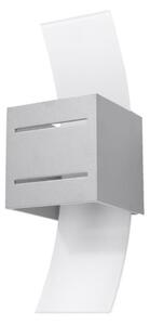 Sollux SL.0202 - Nástěnné svítidlo LORETO 1xG9/40W/230V šedá