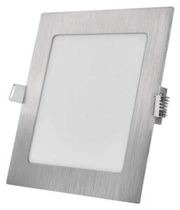 EMOS ZD2233 NEXXO - Podhledový stříbrný LED panel, 12,5W, 1050lm, 3000 + 3500 + 4000K, IP40/IP20, 17 x 17cm (Vestavné stříbrné čtvercové svítidlo do sádrokartonu se změnou barvy světla)