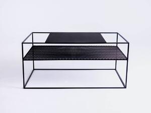 Černý Konferenční stolek Matrix 100 × 60 × 45 cm CUSTOMFORM