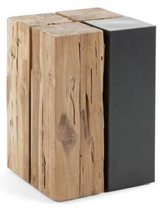 Odkládací stolek z teakového dřeva Kave Home Ognak