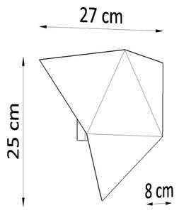Sollux SL.0421 - Nástěnné svítidlo SOLIDO 2xG9/40W/230V černá