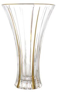 KŘISTÁLOVÁ VÁZA BOHEMIA PRESTIGE TIMELESS GOLD 320MM