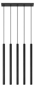 Sollux SL.0472 - Lustr na lanku PASTELO 5 5xG9/8W/230V černá