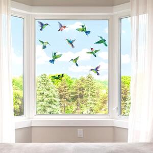 Sada samolepek na okno 20 ks 40x60 cm Hummingbirds – Ambiance
