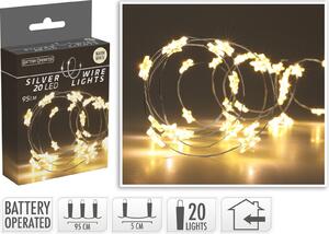 Mondex Světelný LED řetěz Tobie 95 cm teplý bílý