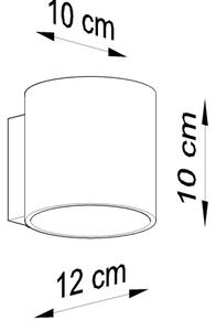 Sollux SL.0211 - Nástěnné svítidlo VICI 1xG9/40W/230V sklo/bílá