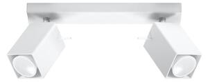 Sollux SL.0096 - Bodové svítidlo MERIDA 2 2xGU10/40W/230V bílá