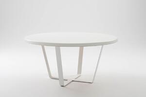 Bílý Konferenční stolek Mapple 80 × 38,5 cm CUSTOMFORM