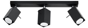 Sollux SL.0101- Bodové svítidlo MERIDA 3 3xGU10/40W/230V černá