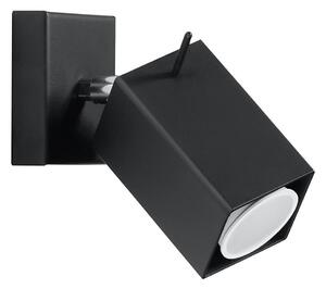 Sollux SL.0099 - Nástěnné bodové svítidlo MERIDA 1xGU10/40W/230V černá