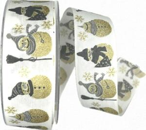 Stuha vánoční SNOWMAGIC 40mm x 20m (9,-Kč/m)