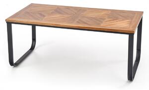 Konferenční stolek Mazzola, tmavý ořech / černá
