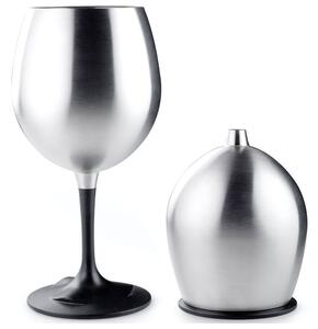 Sklenička GSI Outdoors Glacier Stainless Red Wine Glass Barva: stříbrná