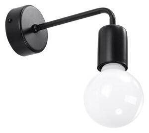 Sollux SL.0306 - Nástěnné svítidlo DUOMO 1xE27/60W/230V černá